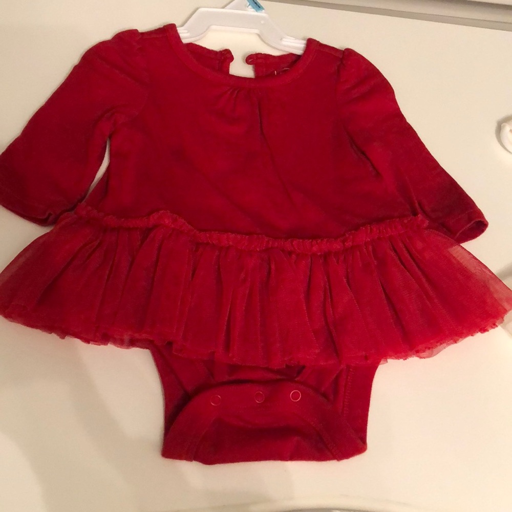 Red baby gap dress
